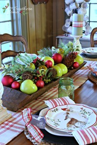 French Farmhouse Christmas kitchen by Our Southern Home