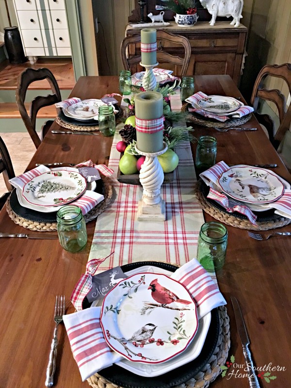 French Farmhouse Christmas kitchen by Our Southern Home