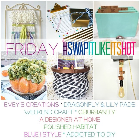 Join us for #SwapItLikeItsHOT for fabulous thrift store makeovers!