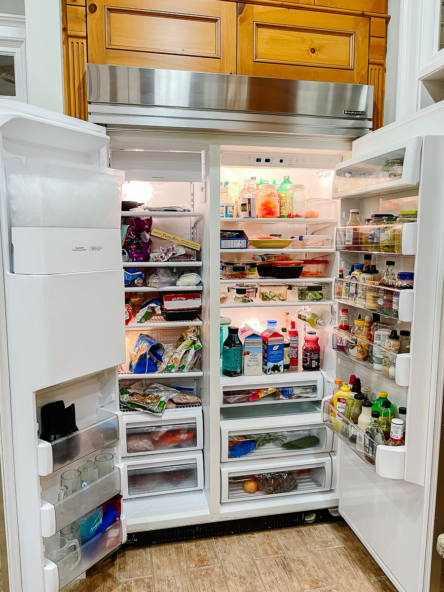 Inside our Fridge and Favorite things to Organize Fridge - Nesting With  Grace