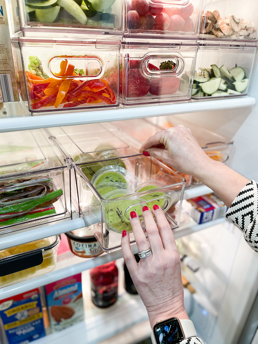 organized refrigerator