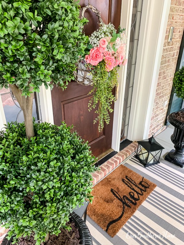 Faux Topiaries for the Front Porch Our Southern Home