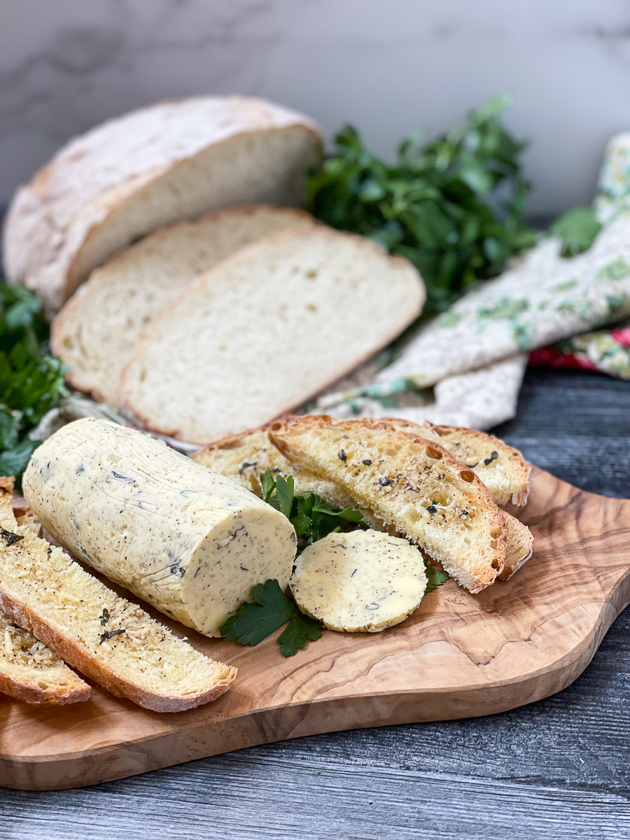 Simple Garlic & Herb Butter - Our Southern Home