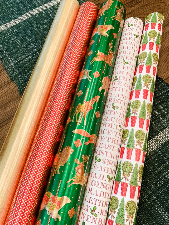 Ideas for Gift Wrap Storage Our Southern Home