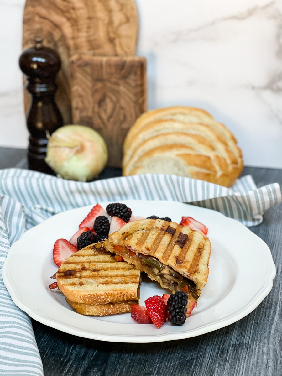 grilled cheese with fruit