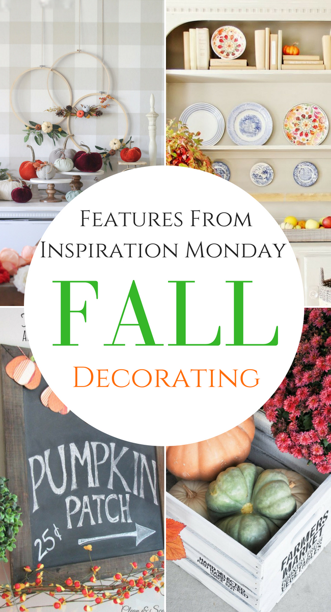 collage of fall decor with text overlay