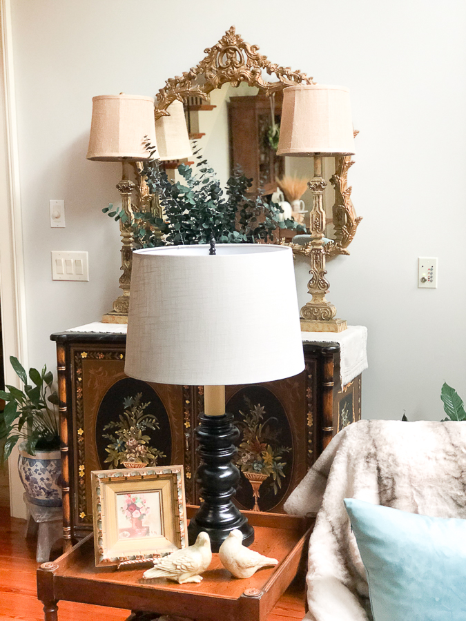 Iron Look Lamp Makeover