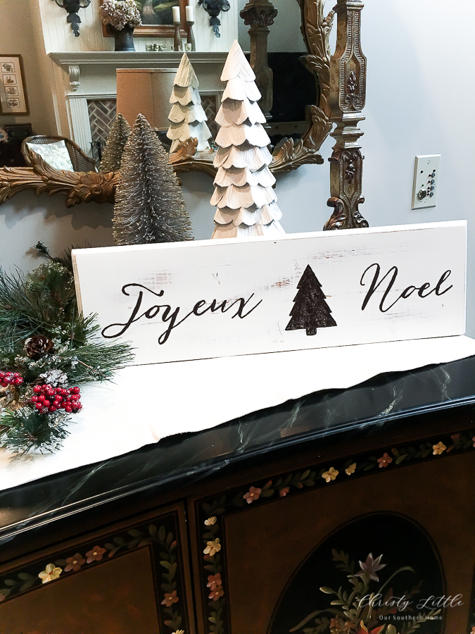 joyeux noel sign