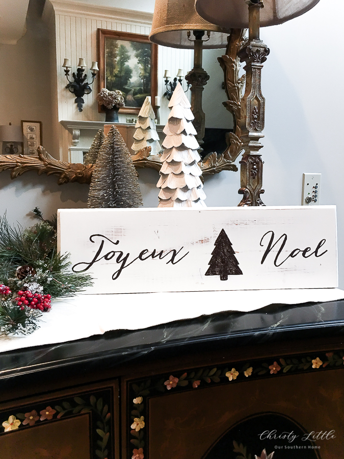 joyeux noel sign