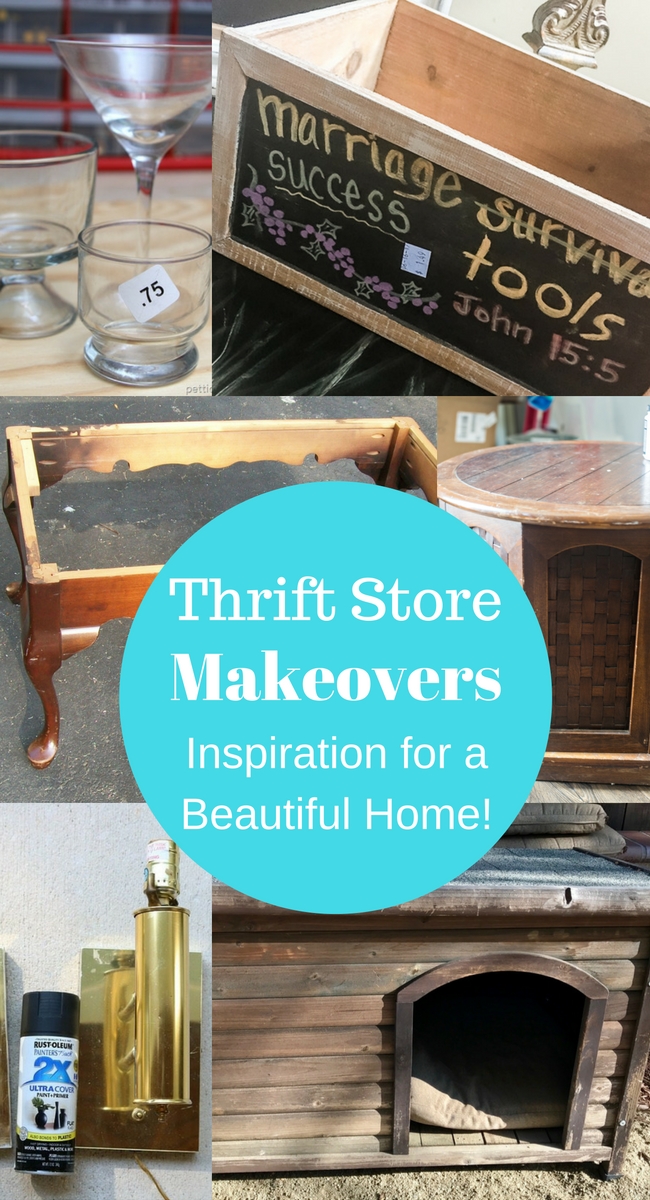 Thrift store crate makeover becomes a stylish container for the home!