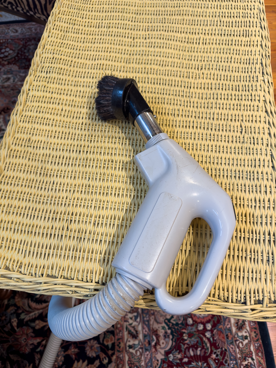 vacuum on table
