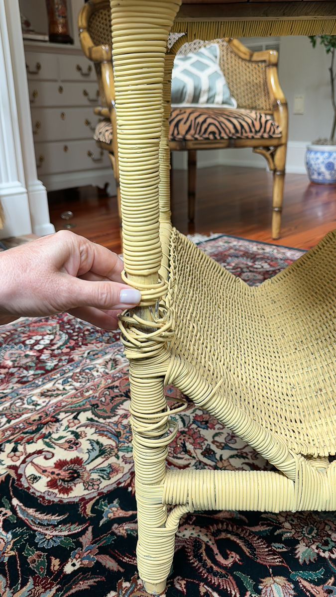 repair area of table