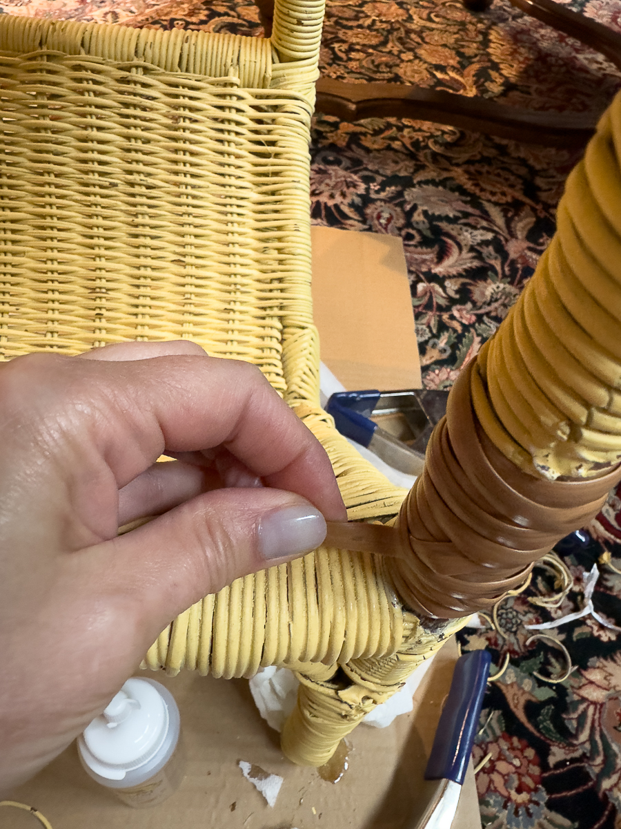repairing chair leg
