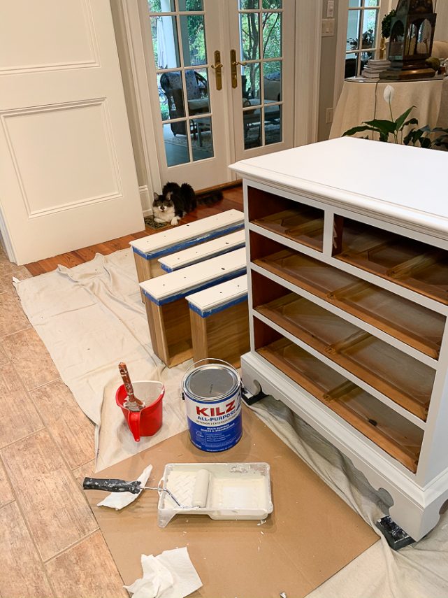 DIY Nightstand Makeover - Our Southern Home