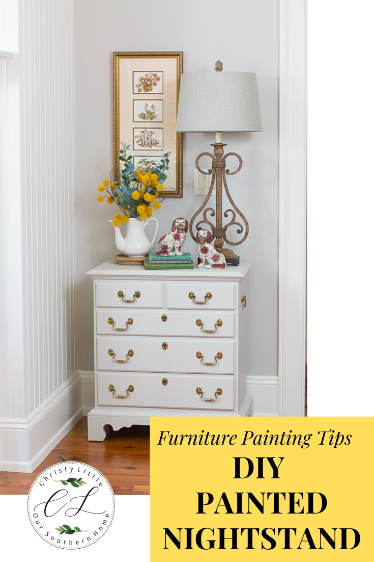 RED HOT NIGHTSTAND MAKEOVER  Nightstand makeover, Painting furniture diy,  Furniture makeover