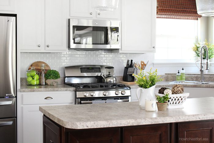 Kitchen Smart Tiles White Backsplash 