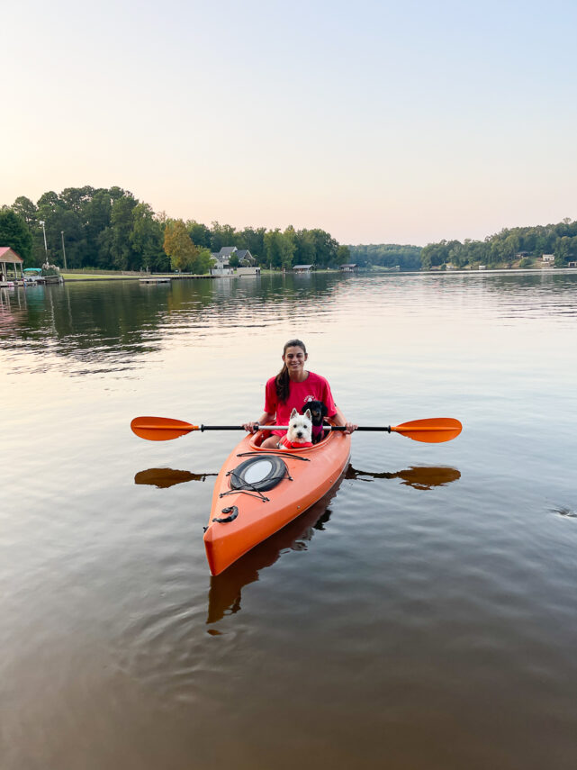 kayak with dogs