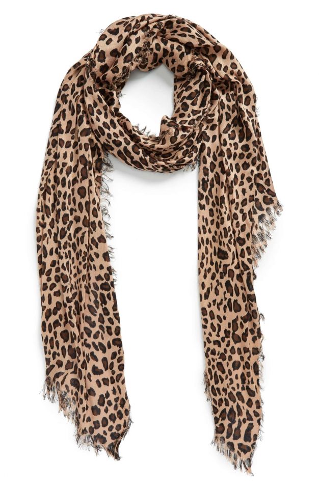 leopard scarf