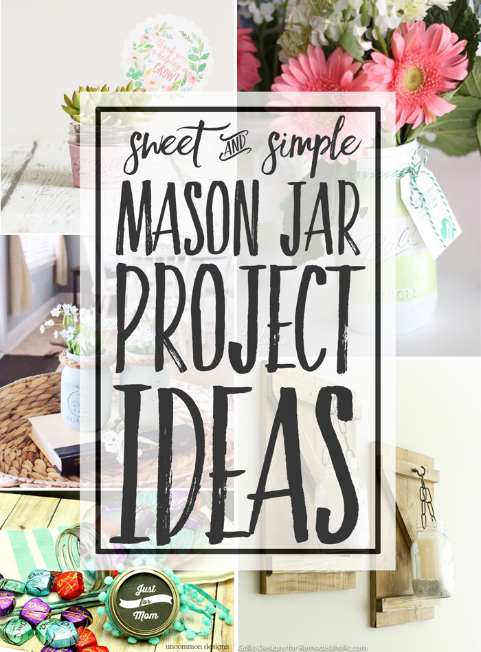 Mason jars are all the rage in home decor and homemaking circles. They are so affordable and versatile. They add charm to any setting. Inspiration Monday Features!