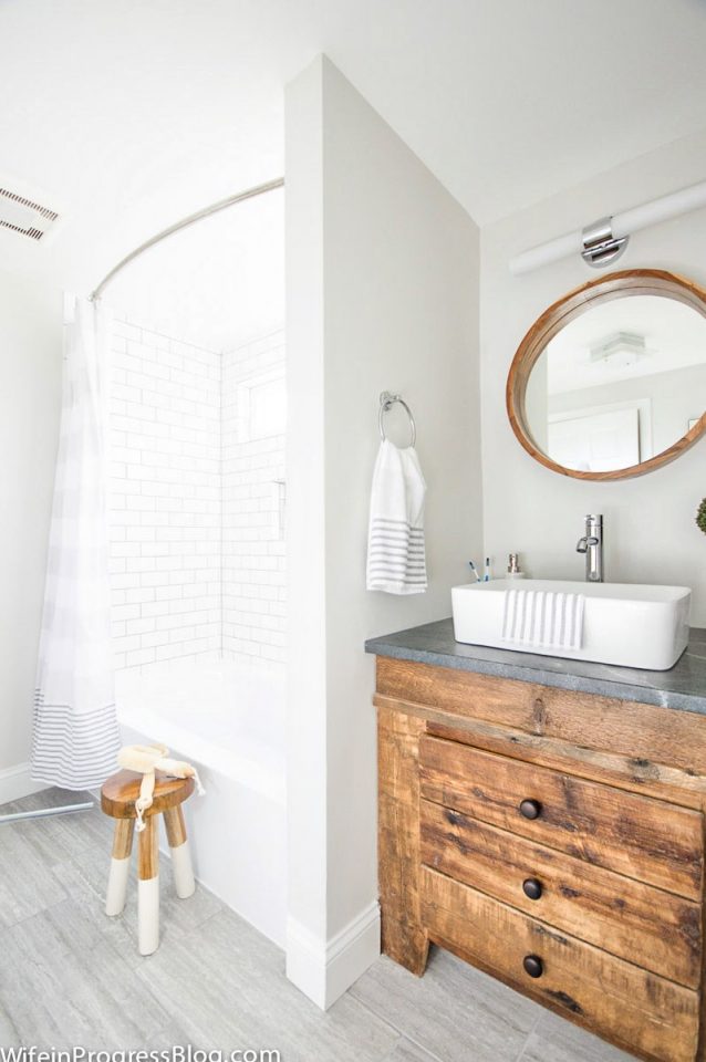 Farmhouse and Cottage bathroom inspiration to inspire your next makeover!