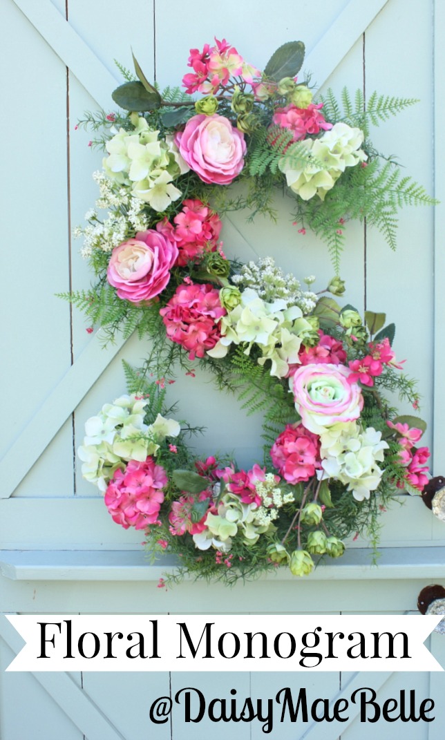 How to Make a Floral Monogram