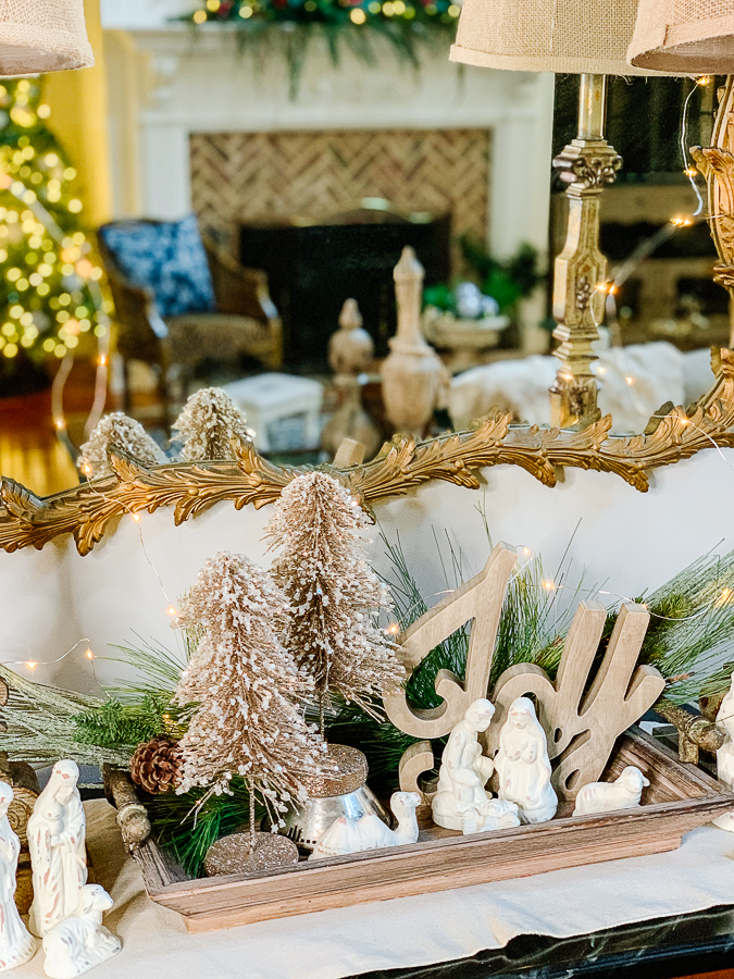 christmas home tour youtube Neutral Nativity + Home and Decor Encore