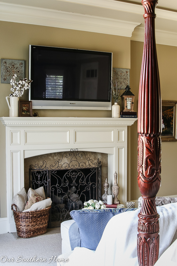 New Loveseat in the master bedroom makes for a lovely makeover!