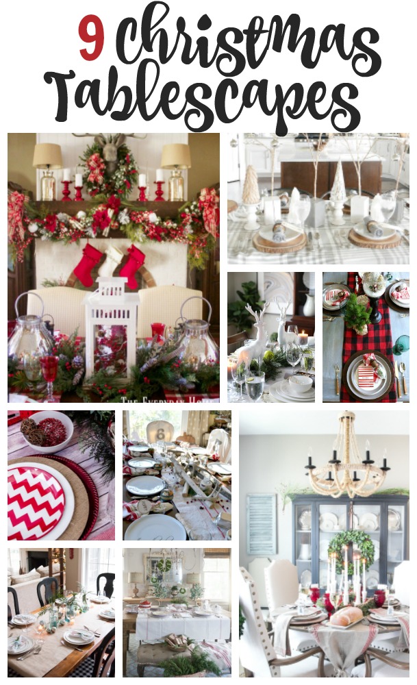 Nine Christmas Tablescape Ideas