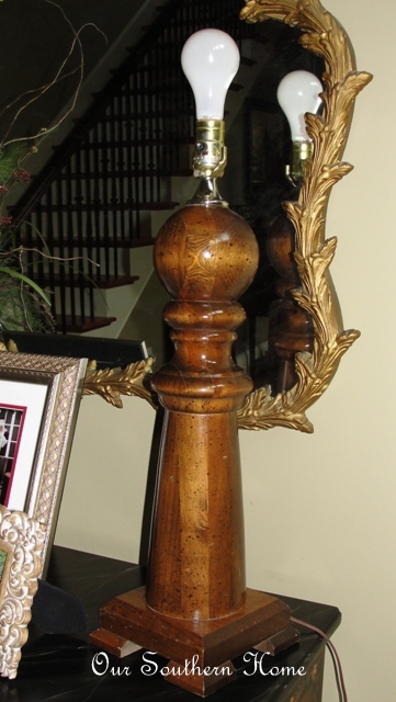 brown lamp