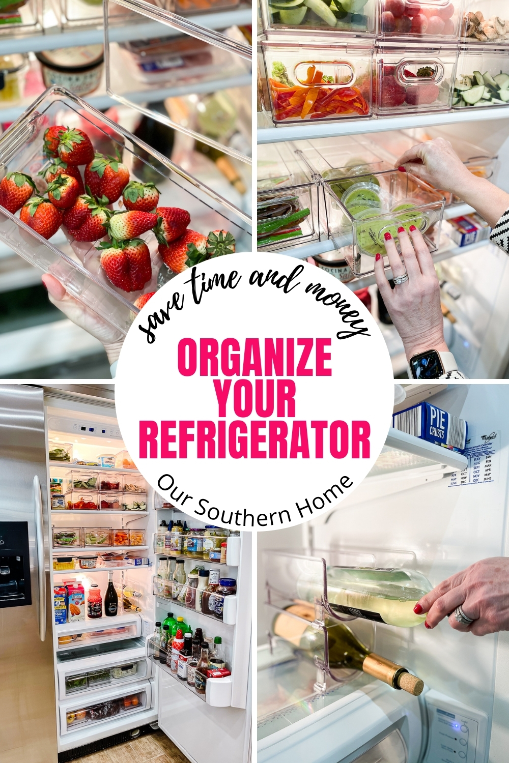 Organized Refrigerator + Home and Decor Encore