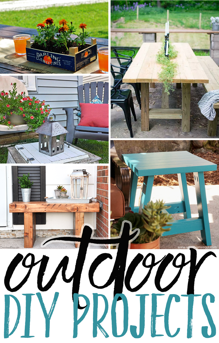 Outdoor DIY Projects are the features from Inspiration Monday!