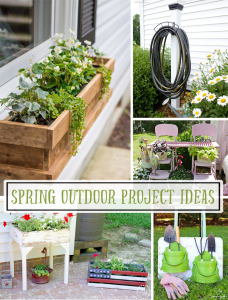 Inspiration Monday features are all about Spring Outdoor project Ideas!