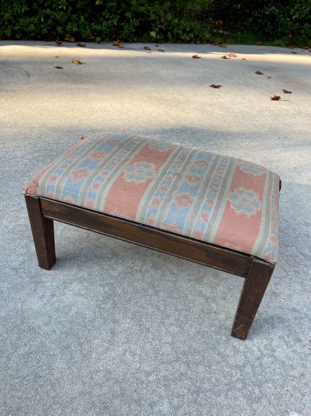 side view of before of stool