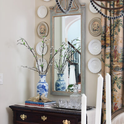 Thrift Store Plate Stand Makeover - Our Southern Home