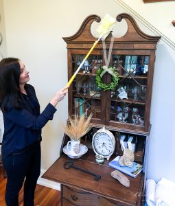 cleaning furniture