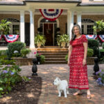 christy and bentley on walkway