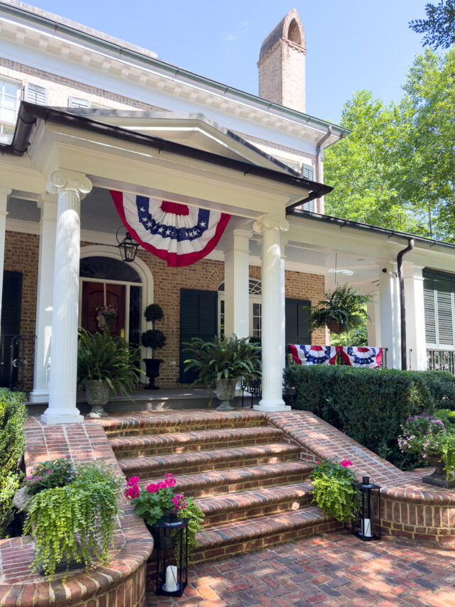 Decor Ideas for a Patriotic Summer Front Porch