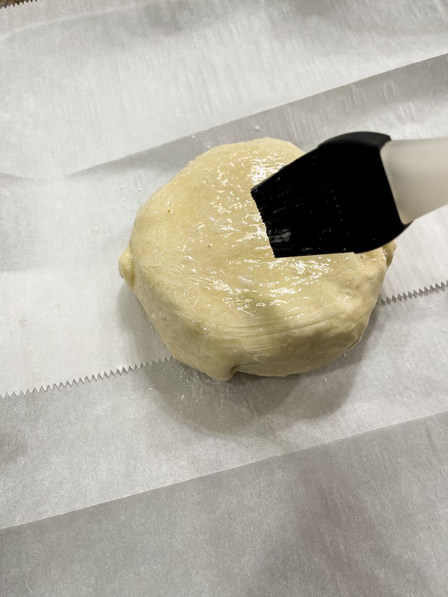 egg wash on pastry