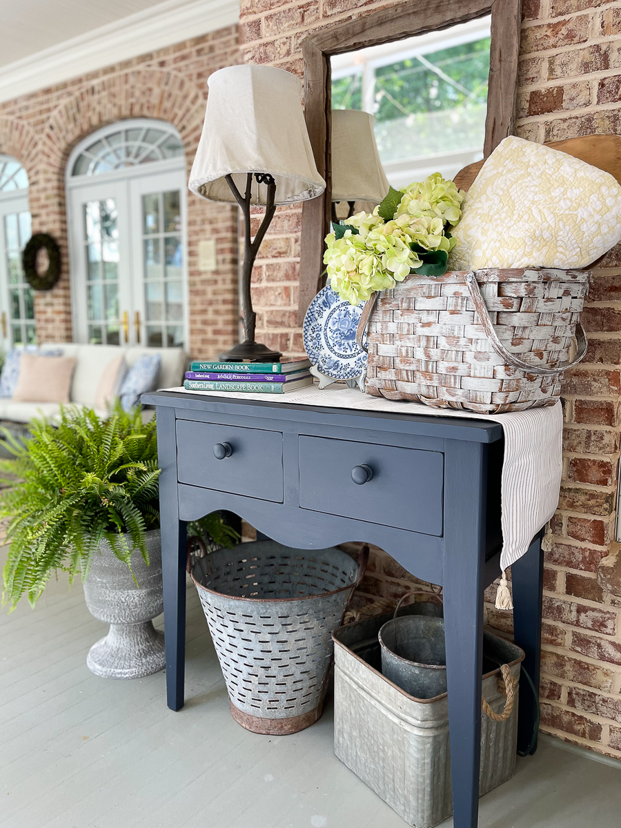 Simple Porch Vignette + Home and Decor Encore