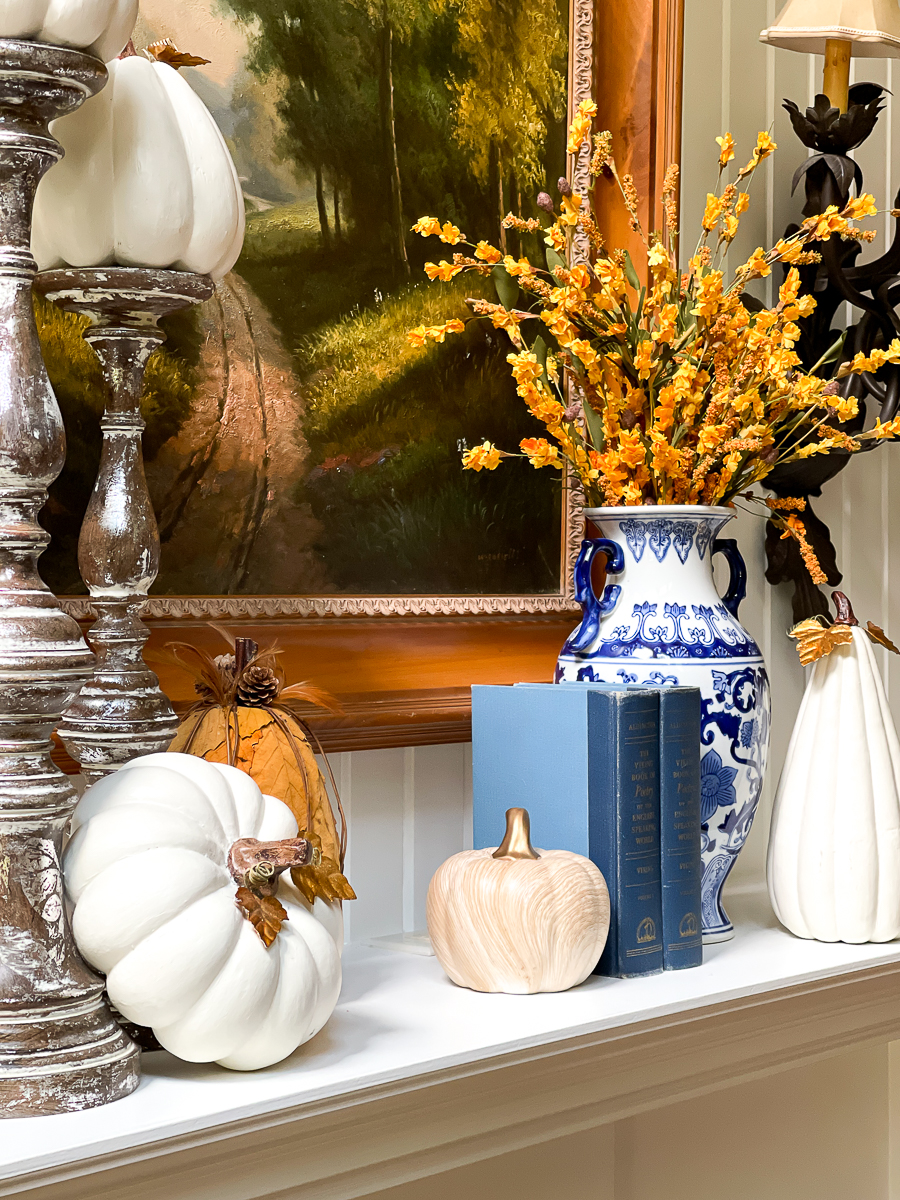 Family Room Fall Mantel