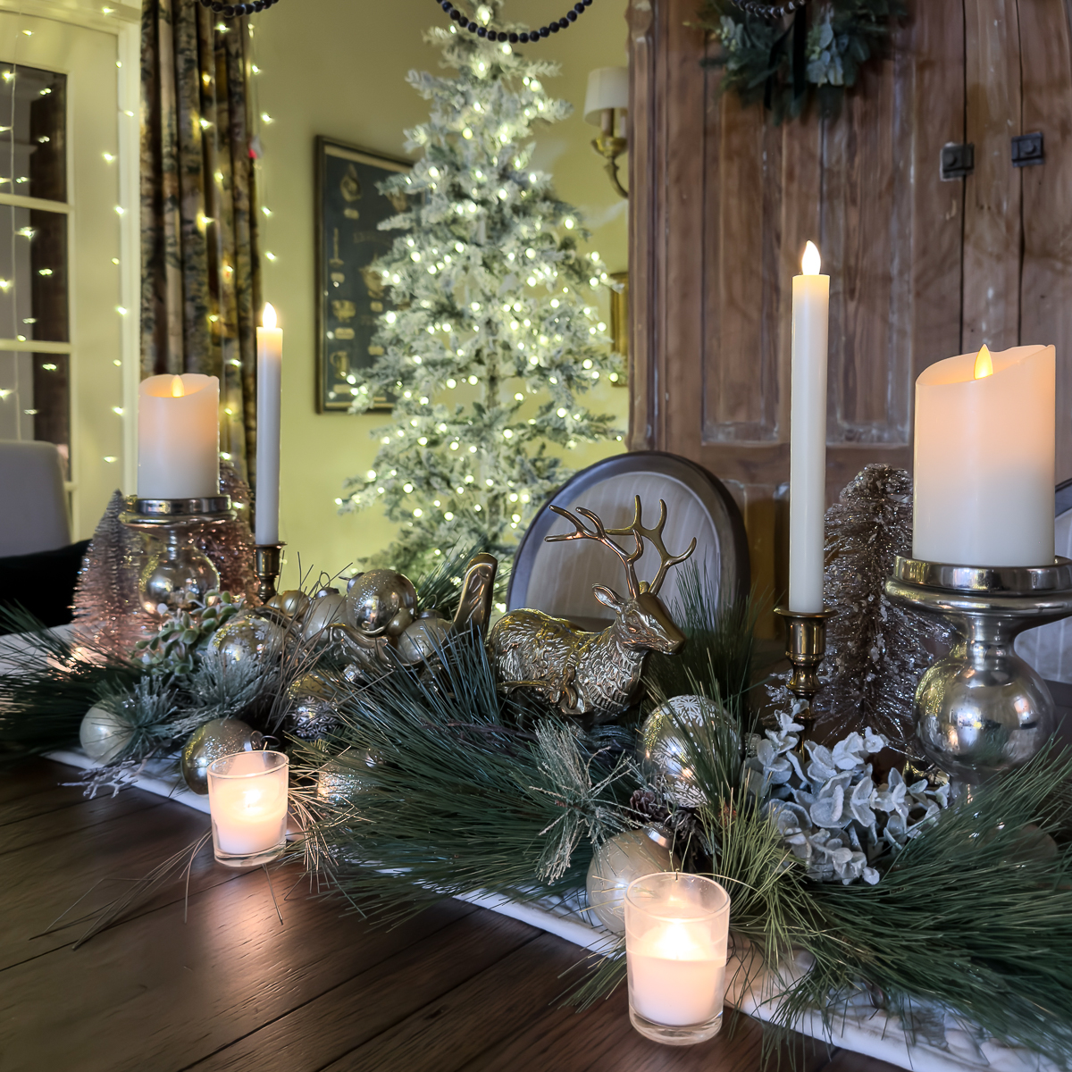 dining table for christmas