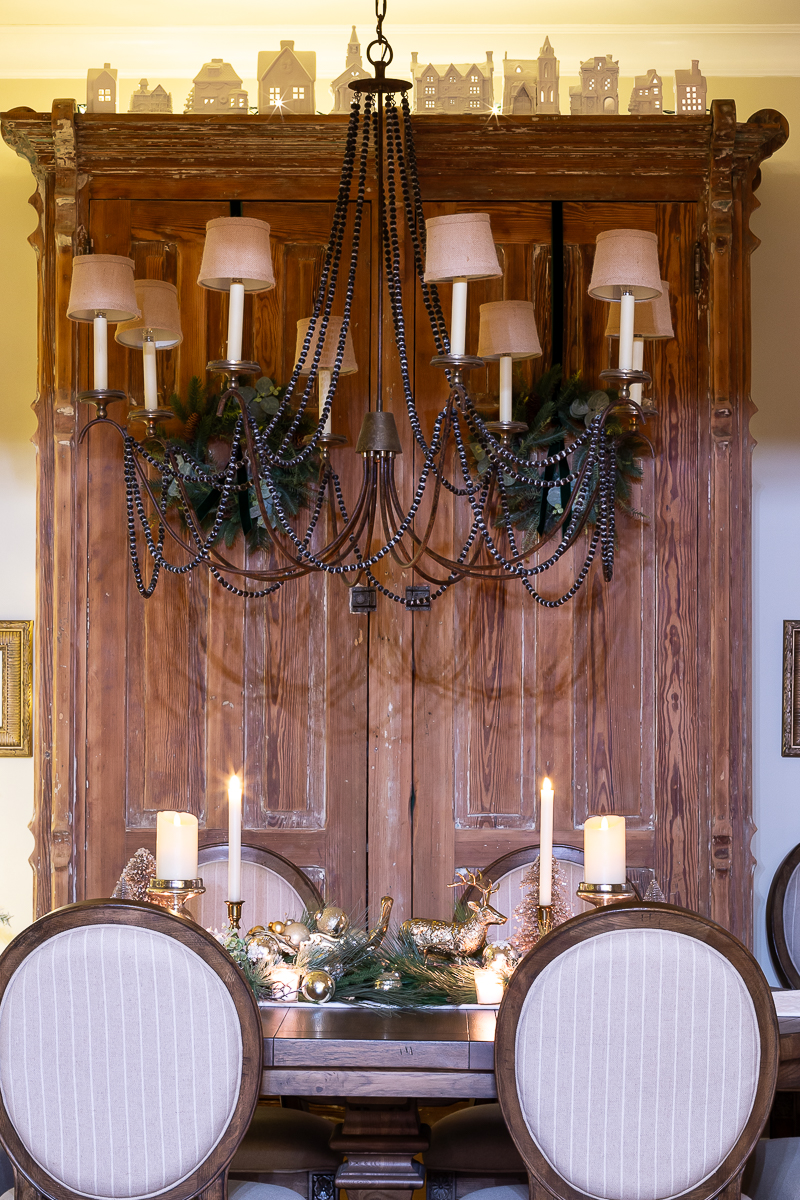 armoire in dining room