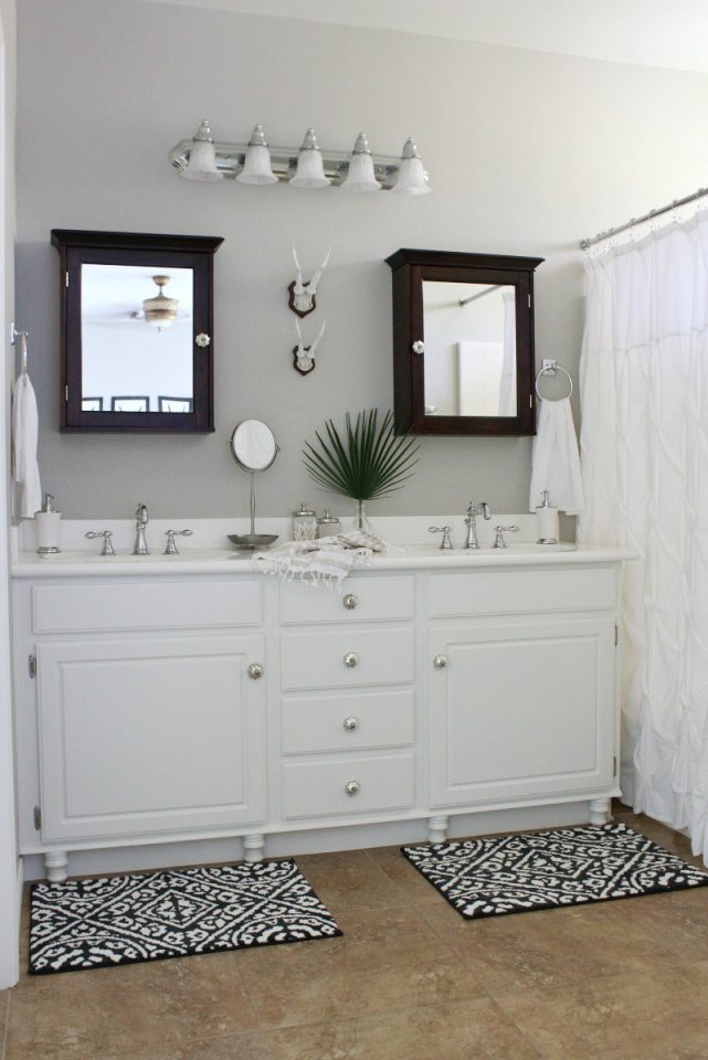 Farmhouse and Cottage bathroom inspiration to inspire your next makeover!