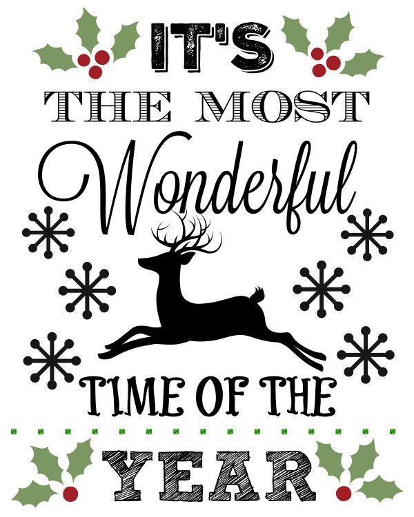 It's the most wonderful time of the year vintage look hand-painted DIY Christmas sign by Our Southern Home. This is much easier that you think! You've got to check it out! #homeforchristmas