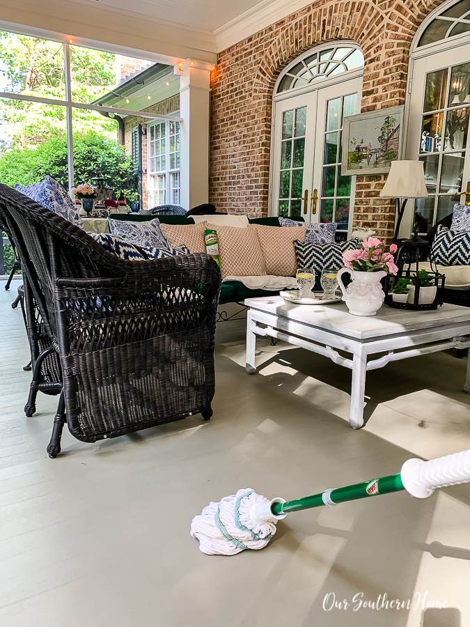 Screened Porch Cleaning Tips Our Southern Home