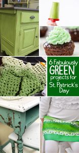 Green projects are the features from this week's Inspiration Monday link party!