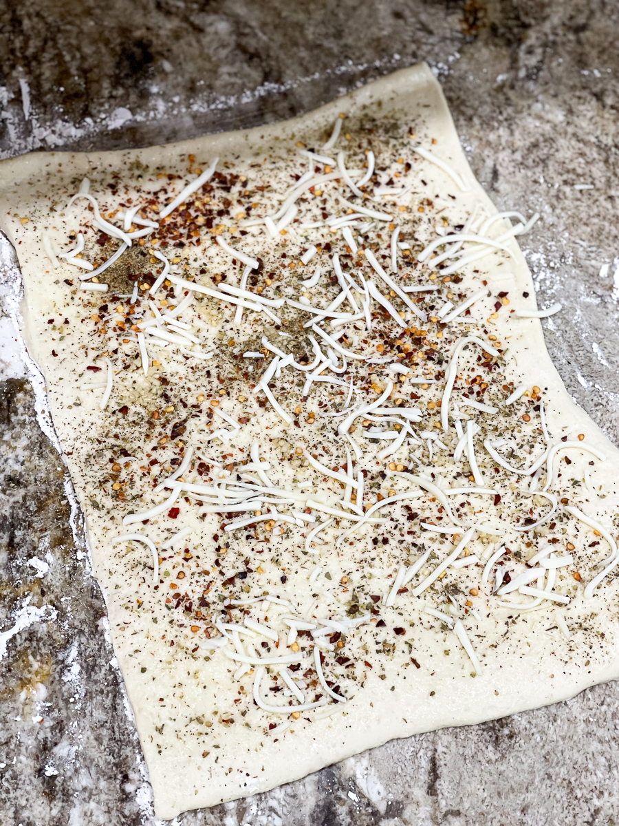 dough with spices