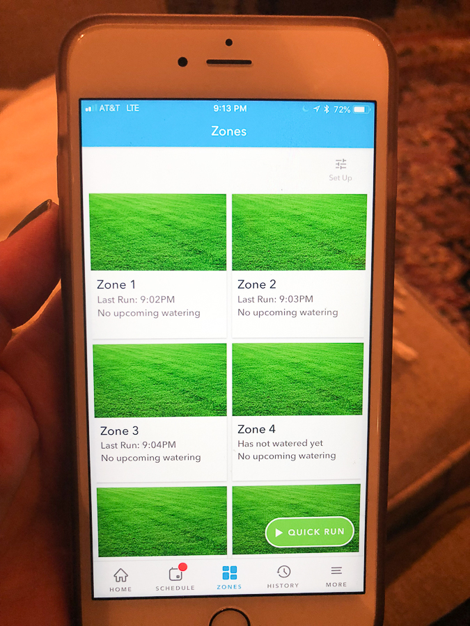 Smart sprinkler controller, Rachio 3, is just what you need to maintain a beautiful yard and landscape from your smartphone! #ad #rachio