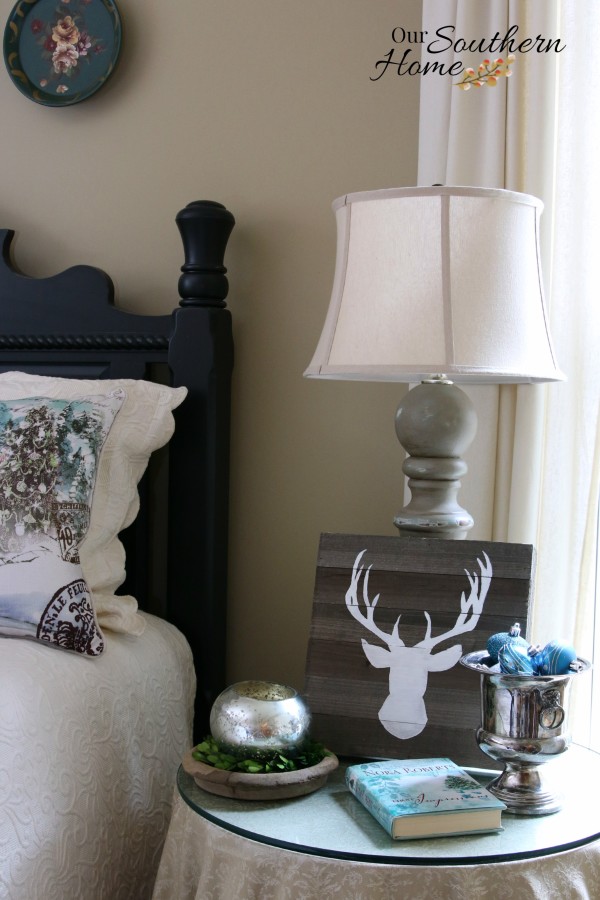 Rustic deer art tutorial by Our Southern Home #CelebrationsOfHome