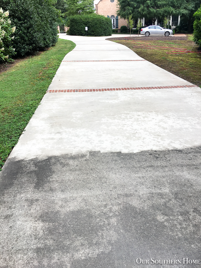 concrete driveway